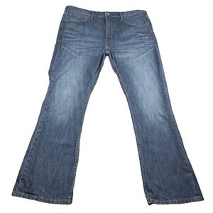 Levis 527 Bootcut Jeans Mens 38x30 Blue Medium Wash Denim Red Tab Casual Western